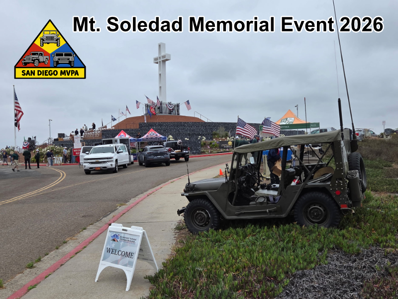 M151 Mutt Jeep at Mt. Soledad Memorial Event 2026
